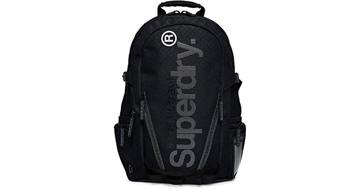 superdry hexline tech tarp backpack