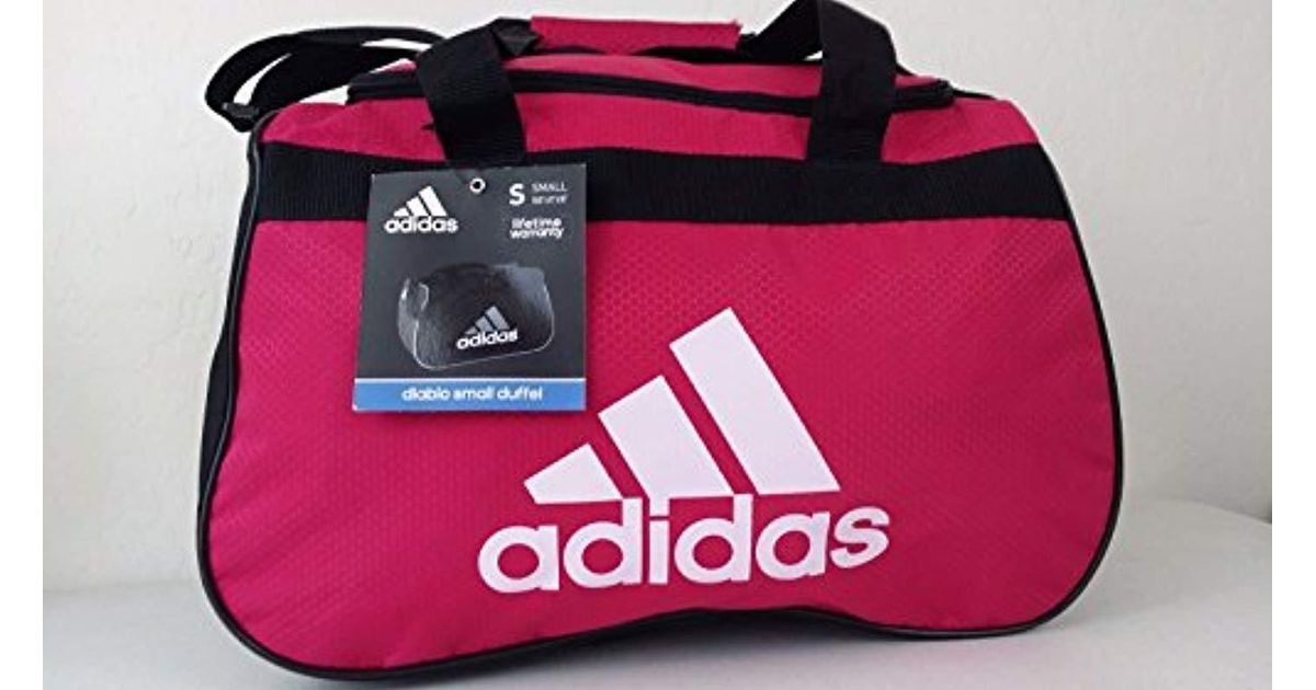 pink adidas gym bag