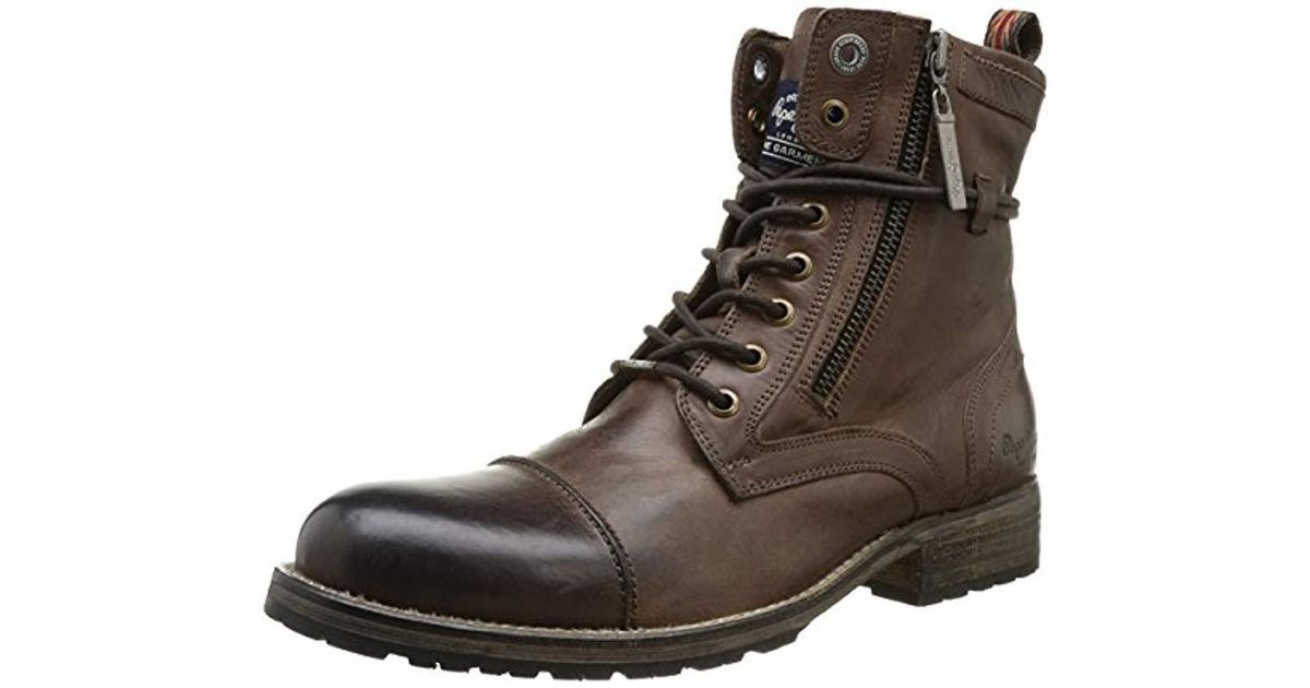 pepe jeans melting zipper boots