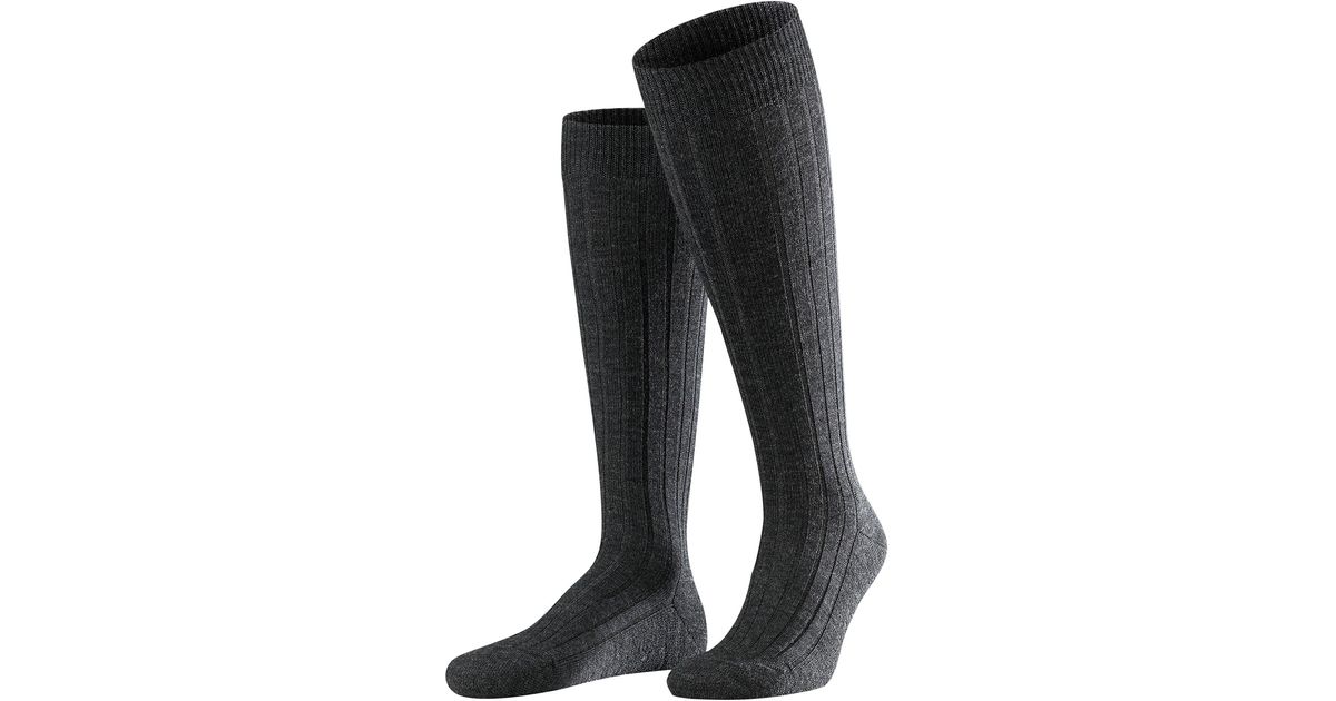 14402-3080 FALKE Teppich im Schuh Men Socks with plush soles Colour: anthra.mel