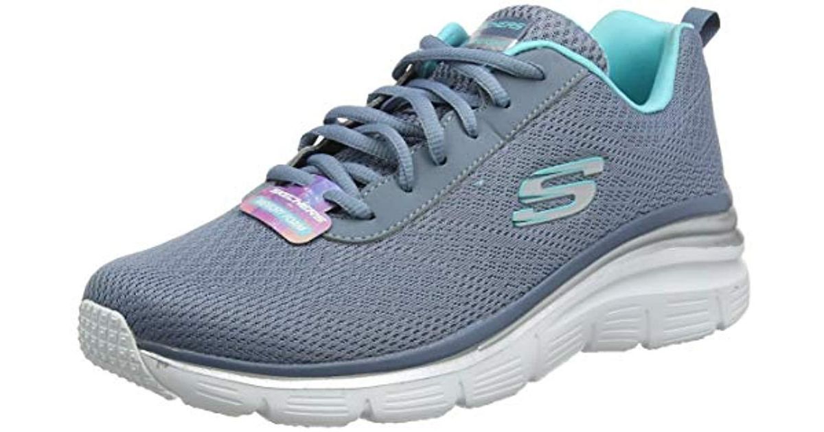 Skechers Synthetic Fashion Fit-bold Boundaries Trainers in Gray - Lyst