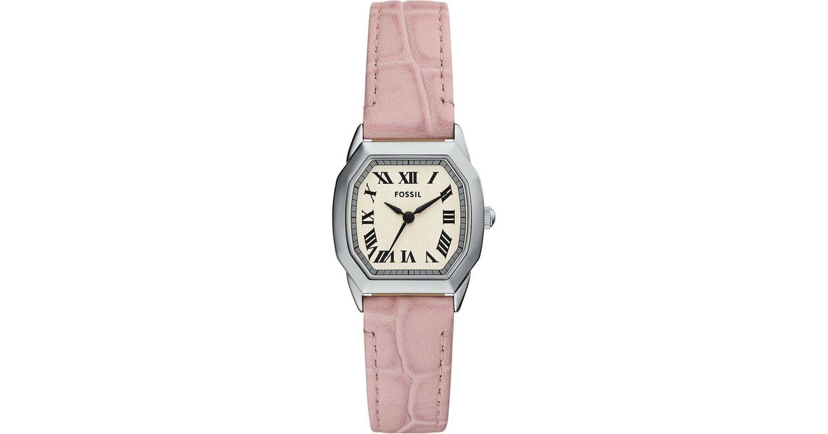 Jacqueline Stainless Steel Watch Fossil Uhr Damen Fossil