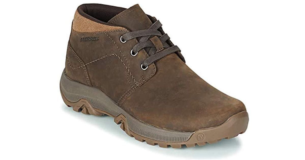 Merrell Anvik Pace Chukka Mid Boots in Brown for Men Lyst UK