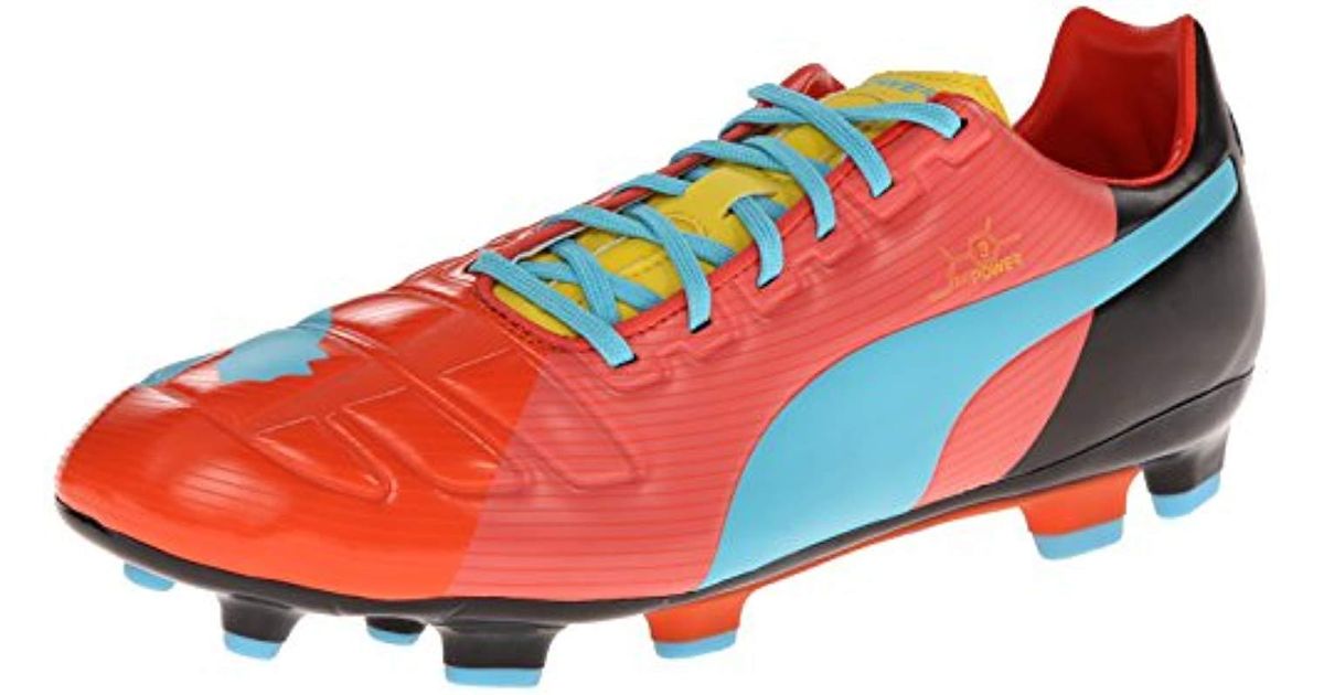 puma men's evopower 3 tricks firm ground soccer cleat