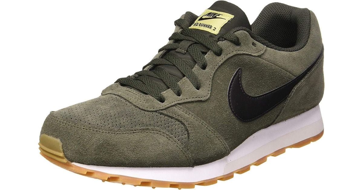 teléfono Capilares Instantáneamente Nike Md Runner 2 Suede Track And Field Shoe in Green for Men | Lyst UK