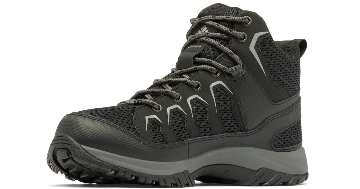 Columbia Granite Trail Mid Waterproof Hiking Shoe in Black for Men ...