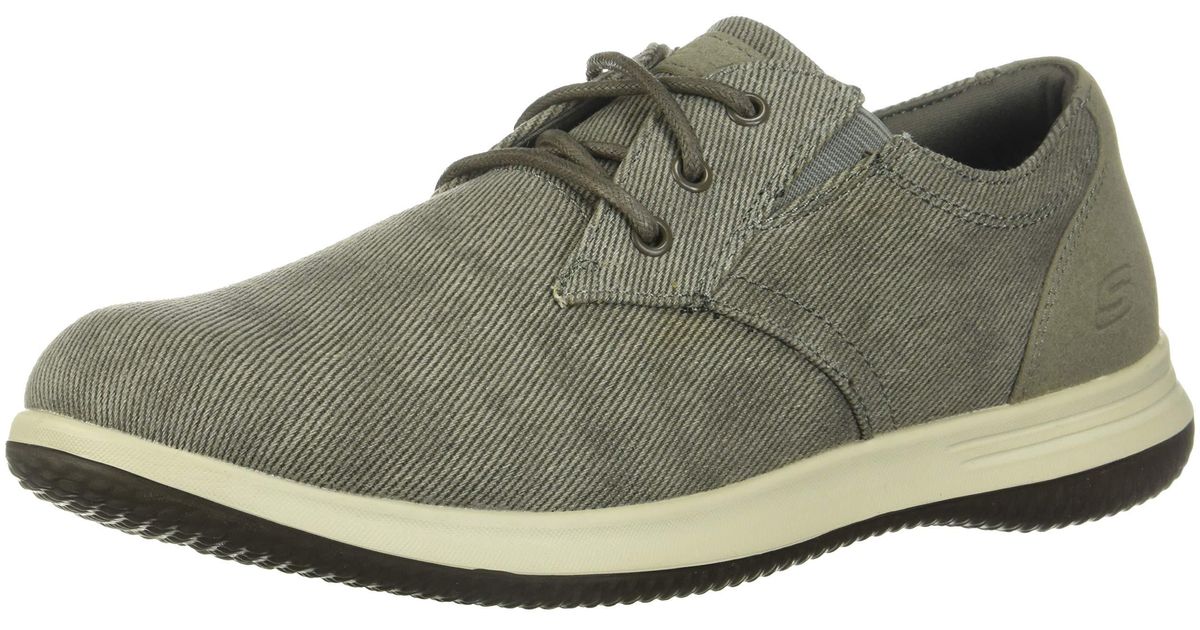 Skechers Canvas Oxford Brown for Men - Lyst
