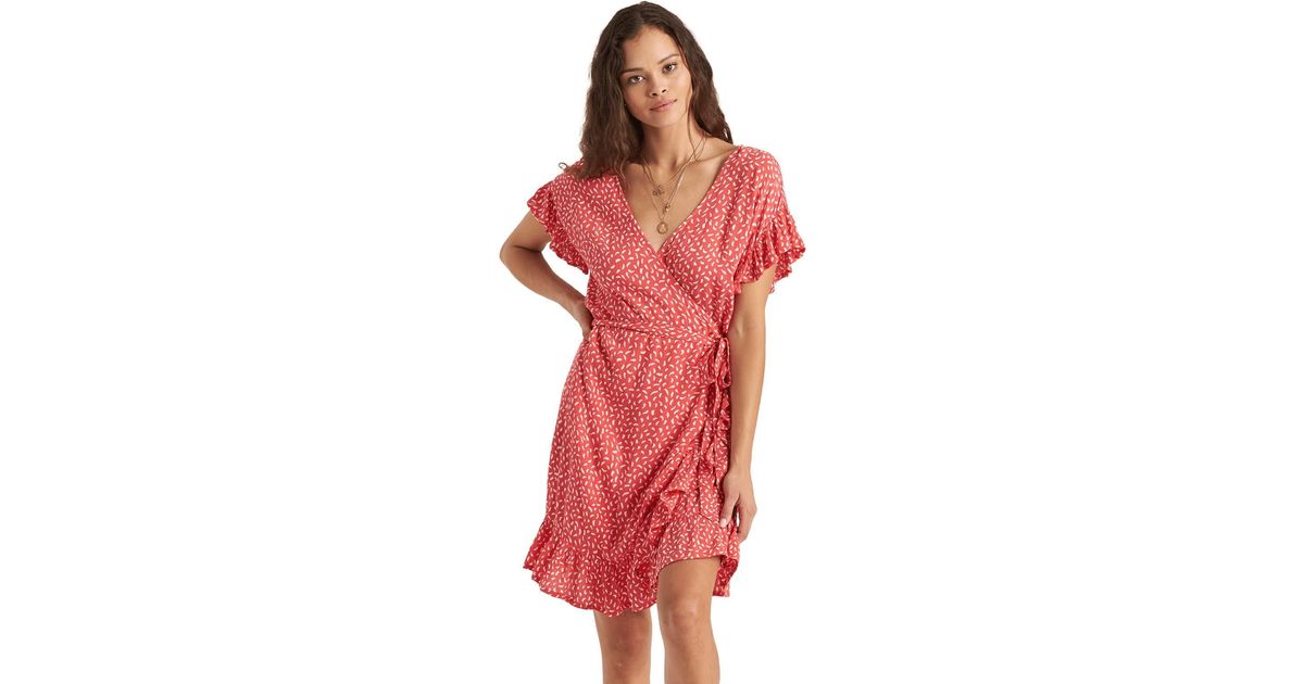 billabong wrap and roll dress