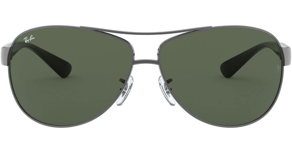 Ray-Ban Rb3386 Aviator Sunglasses in Green for Men | Lyst