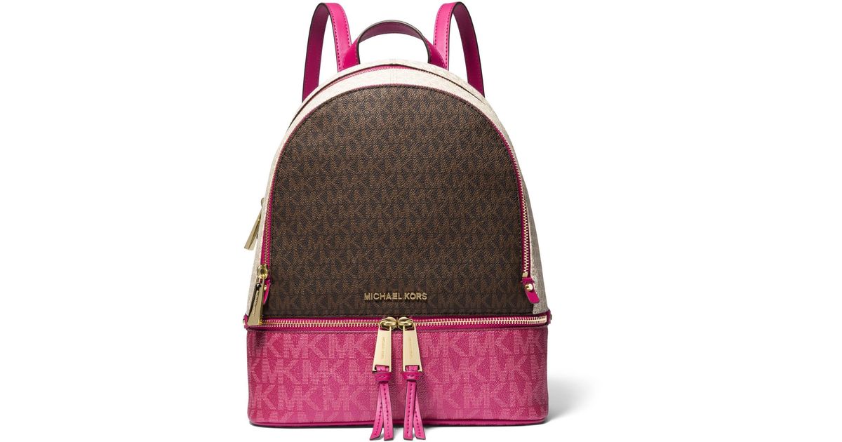 Michael kors rhea sales zip medium backpack