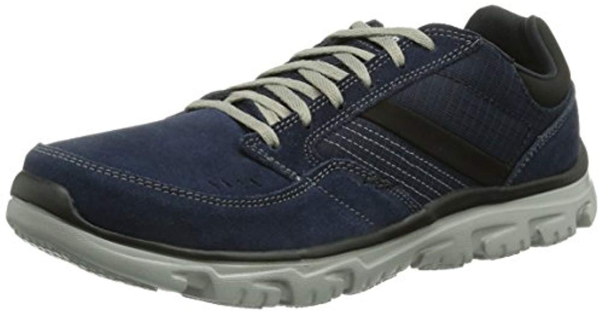 skechers l fit trainers mens