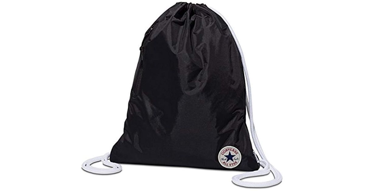 Converse All Star Core Cinch Gymsack Gymbag Shoudler Bag in Black for Men -  Lyst
