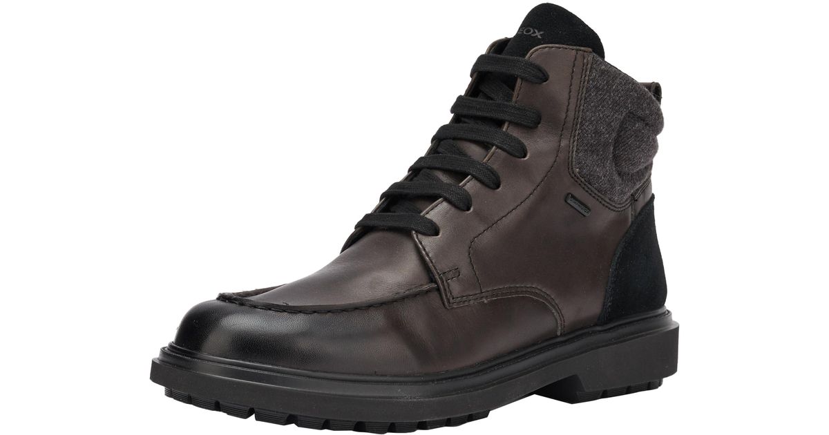 Geox U Faloria B Abx Ankle Boot in Black for Men | Lyst UK