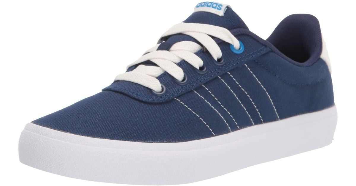 adidas Vulc Raid3r Skate Shoe in Blue Lyst