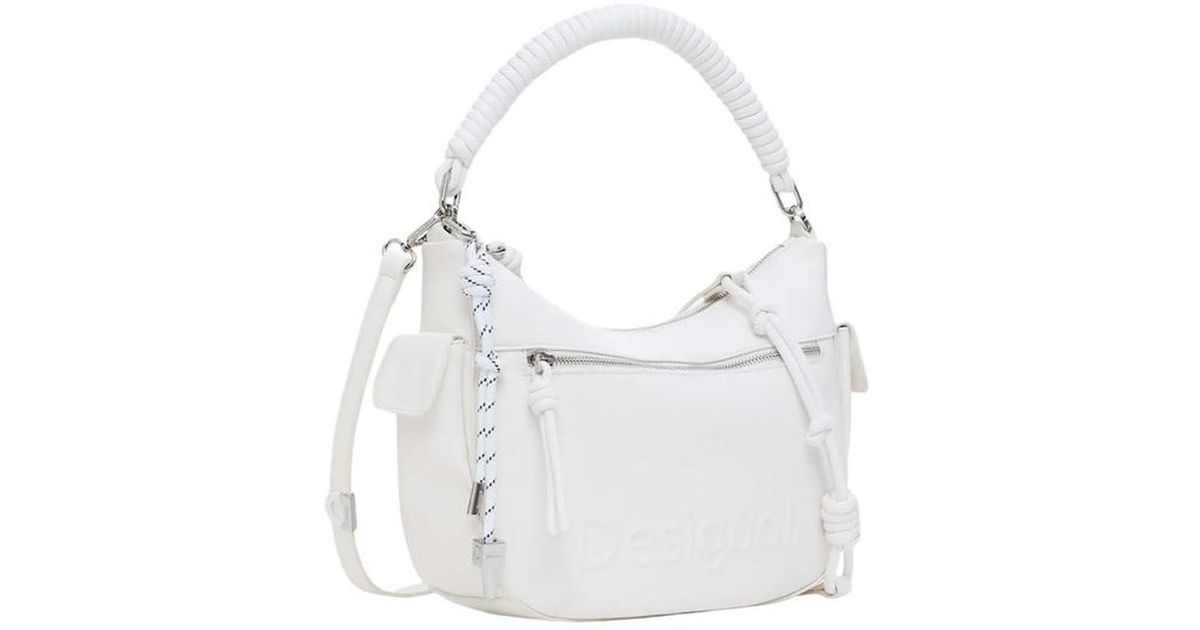 Desigual Sac Bandoulière Half Astana Camel – Élégant Cuir Effet Uni, Poches Multiples