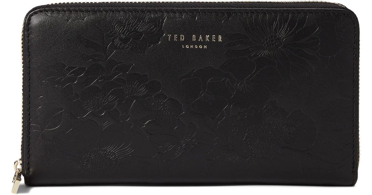 Ted Baker Flolisa Zip Around Wallet in Black Lyst