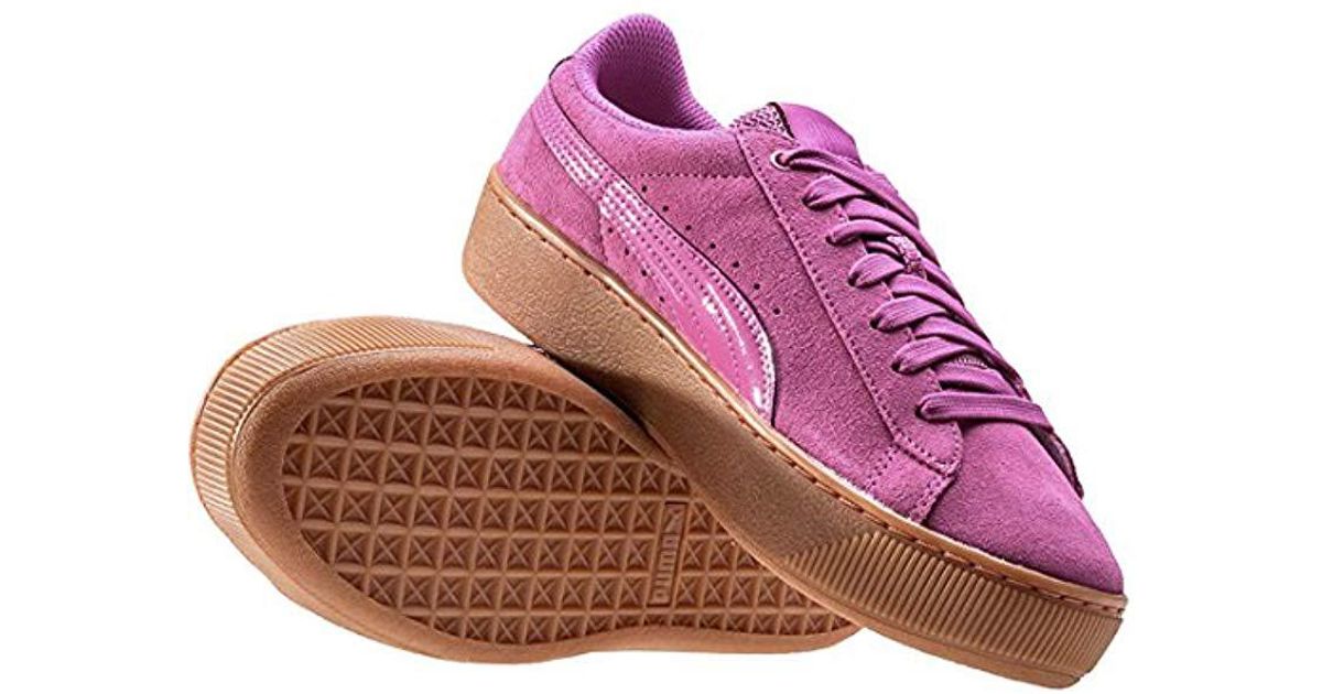 puma vikky platform olive