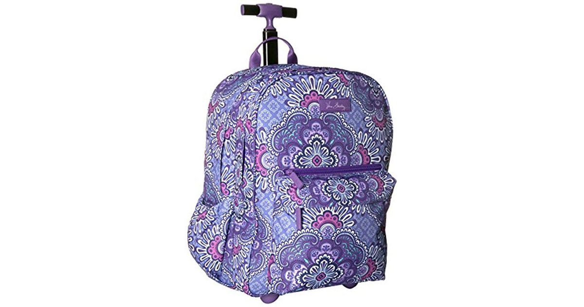 vera bradley backpack with wheels