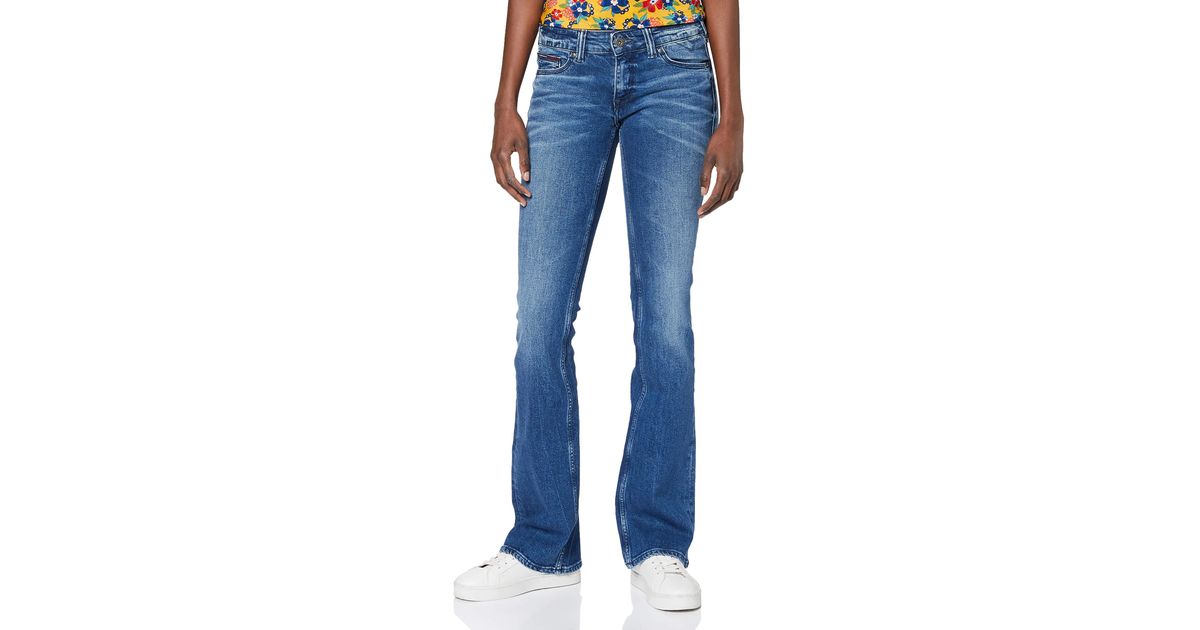 Tommy Hilfiger Denim LOW RISE BOOT SOPHIE DUBST Boot-Cut Jeans in Blau |  Lyst DE