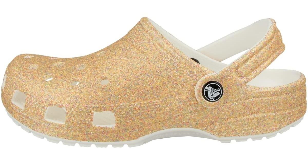 Crocs™ Unisex Adult And Classic Sparkly Metallic Glitter Shoes Clog