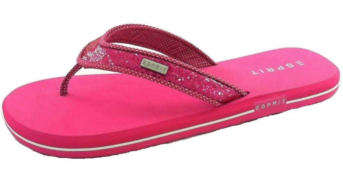 Beach Flipflop Esprit en coloris Noir Lyst