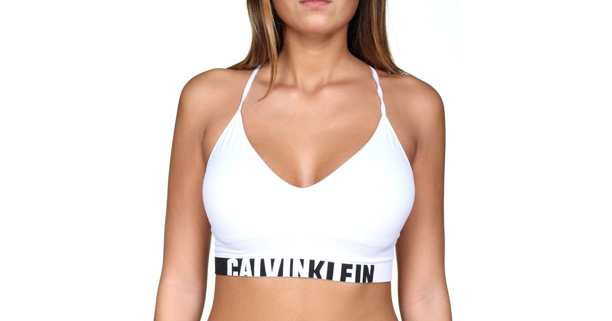 calvin klein longline bralette