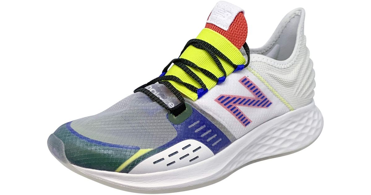 new balance fresh foam roav blur translucent running shoes