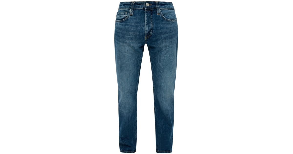 s.Oliver Jeans Benito/Regular Fit/Mid Rise/Straight Leg / 100% katoen, blauw, 34W / 34L