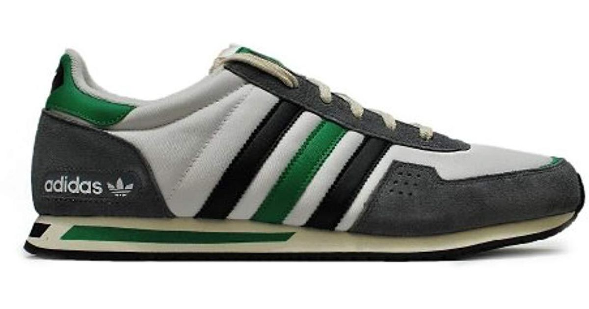 adidas Leather Courage Racerv-uk 6.5 | Eur 40.5 | Us 7.5 in Black / Green  (Green) for Men - Lyst