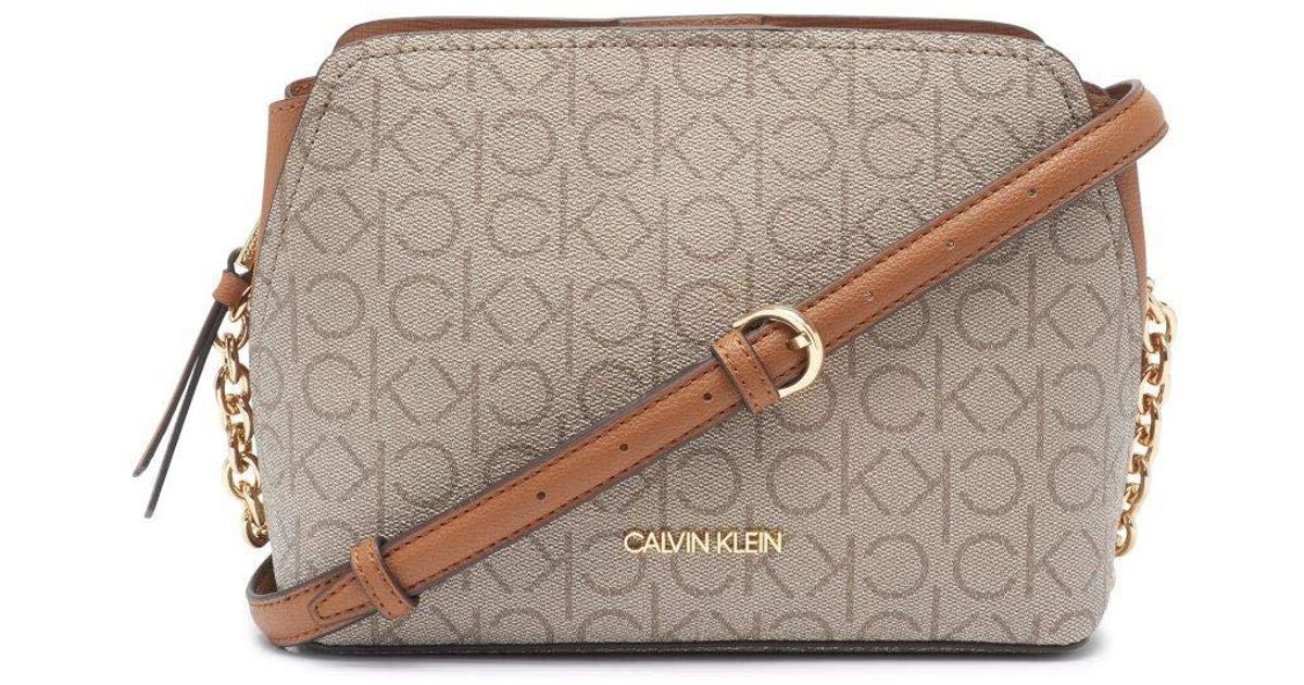 calvin klein signature hailey crossbody