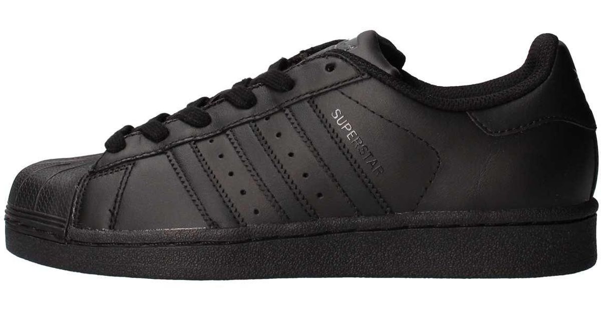 Adidas Superstar Foundation J Triple Black B25724 - Yezshoes