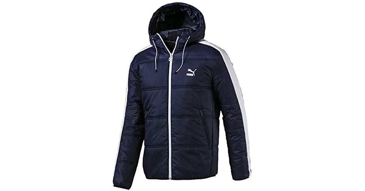 puma classics t7 padded jacket