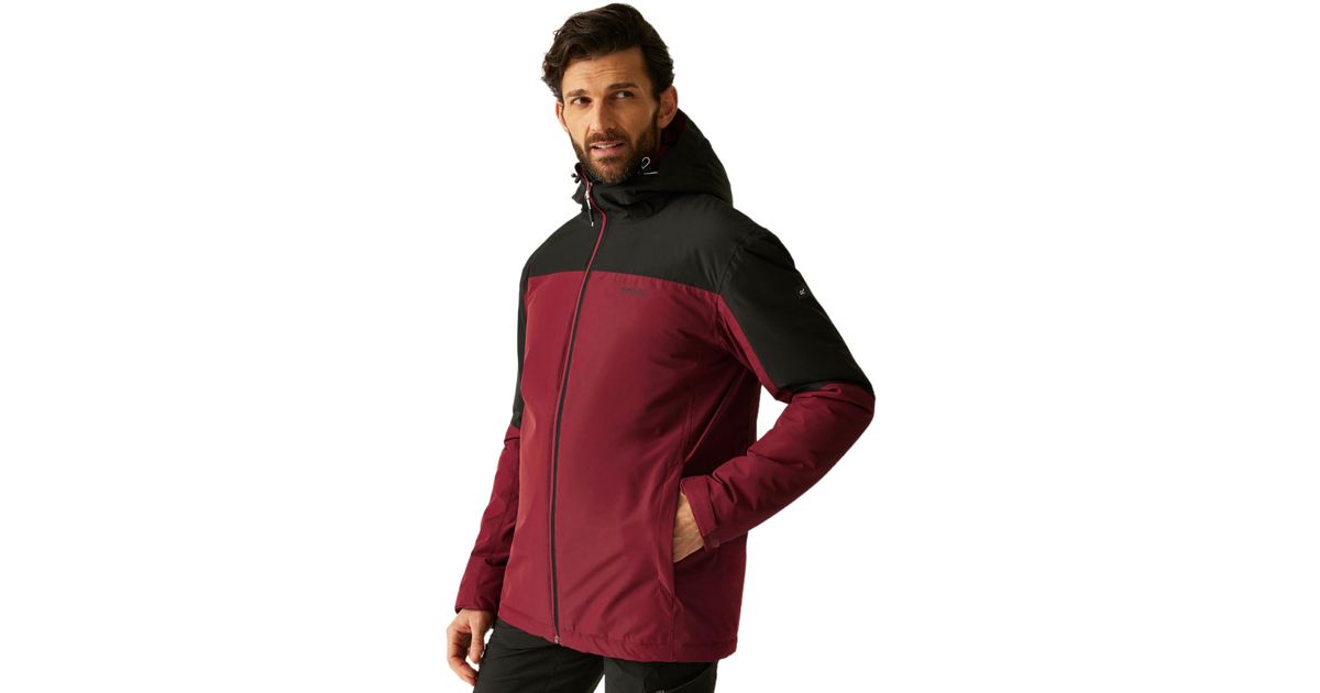 Giacca Uomo Regatta Thornridge Impermeabile E Traspirante, Con Cappuccio, Isolamento Termico, Nera - 2