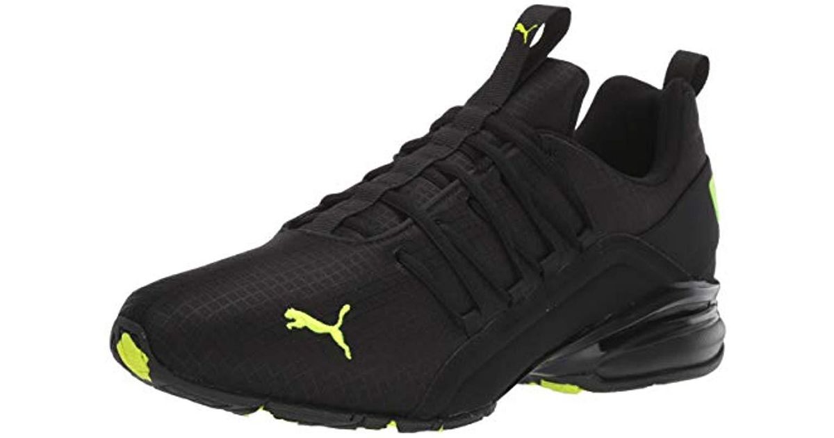 puma axelion black yellow