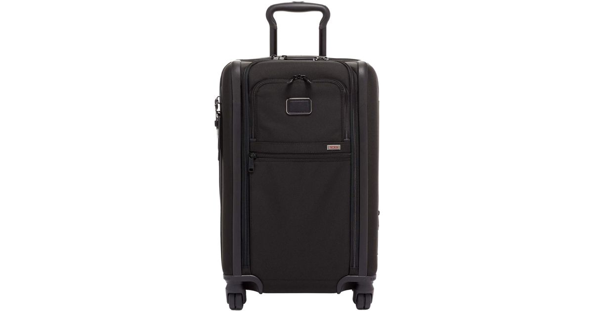 Tumi Alpha International Expandable Carry On Suitcase in Black for Men