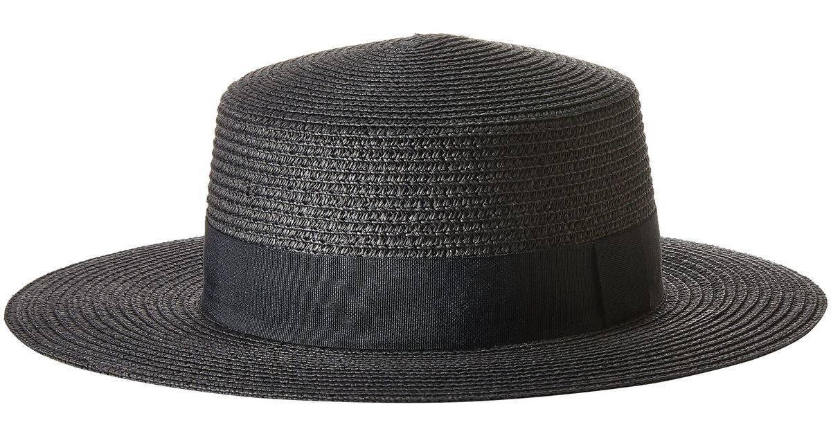 cappello paglietta da donna Santorini, nero, taglia unica di The Drop in  Nero | Lyst