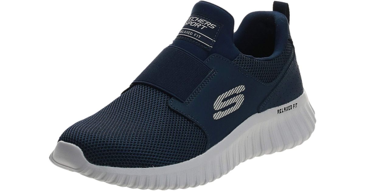 Skechers Depth Charge 2.0 Slip On Trainers in Navy (Blue) for Men - Lyst