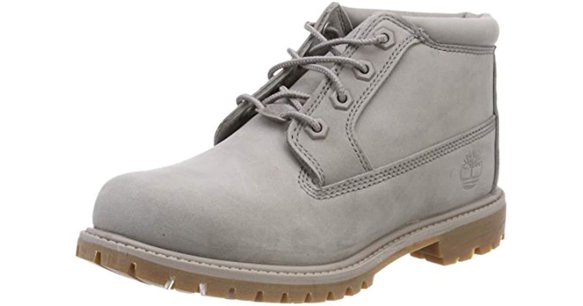 nellie double chukka pale grey