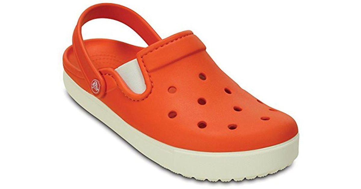 tangerine crocs