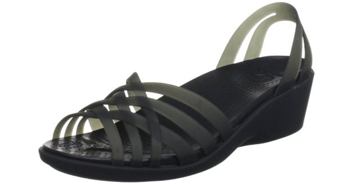 crocs huarache mini wedge