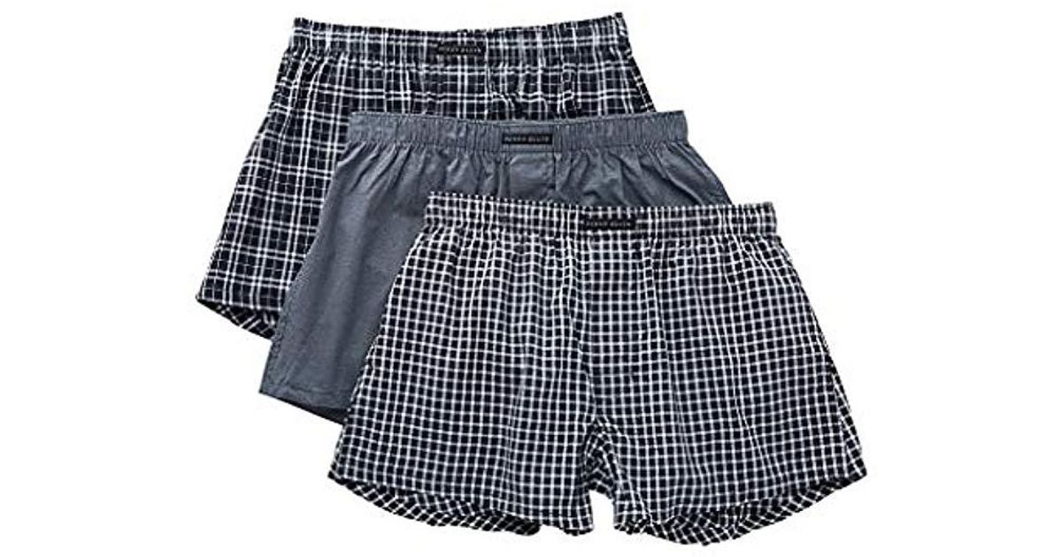 Cotton Portfolio 3 Pack Woven Boxer 