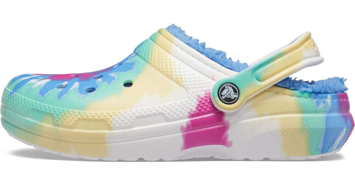 Crocs™ Classic Lined Tie-dye Clog Clogs in Black Lyst UK