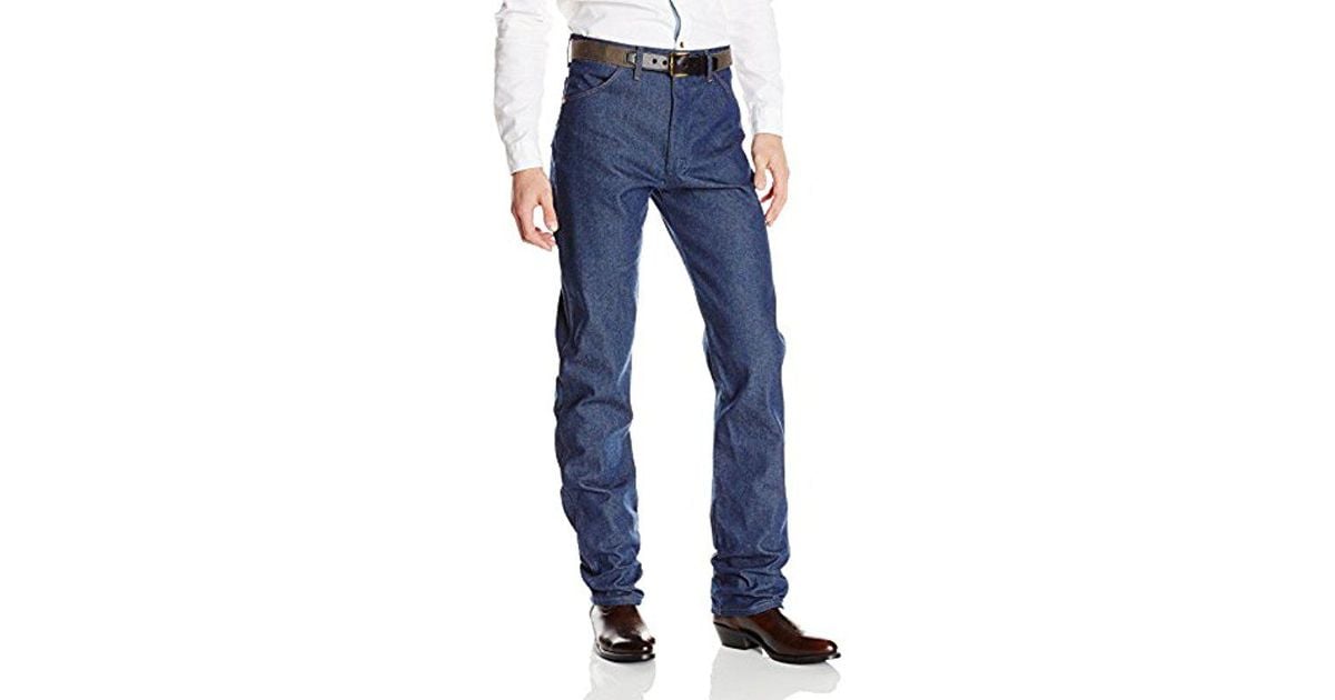 wrangler cowboy cut rigid indigo original fit jeans