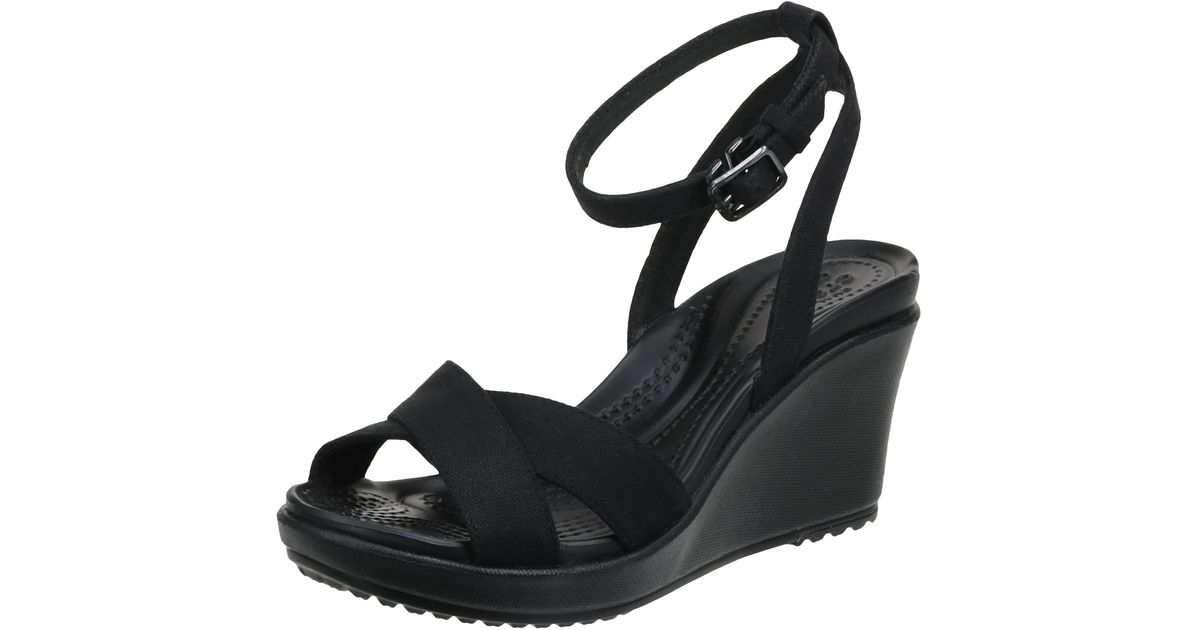 Crocs leigh wedge top uk