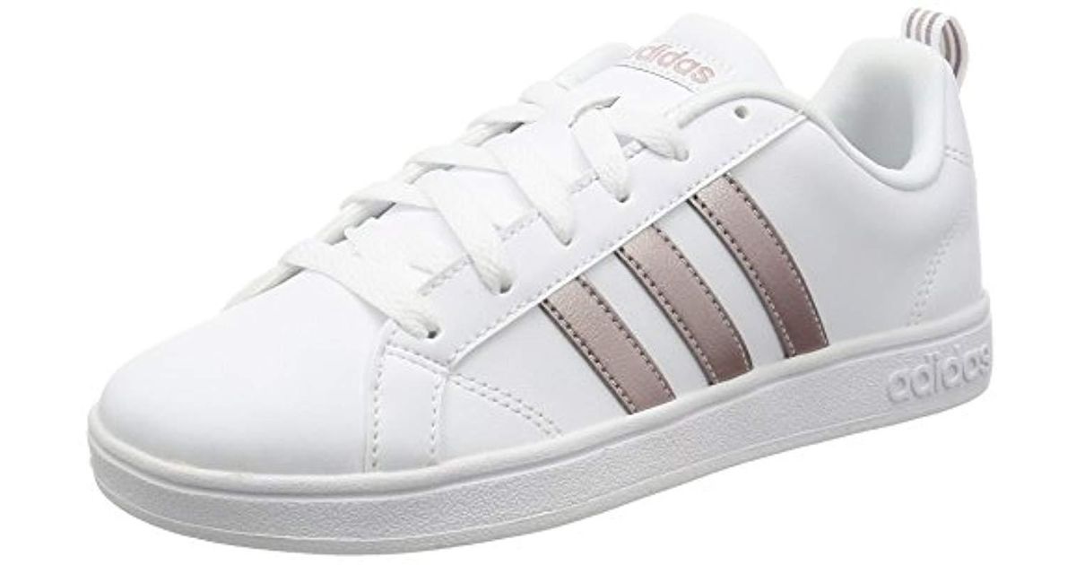 adidas Synthetic Vs Advantage W Sneakers in White - Lyst