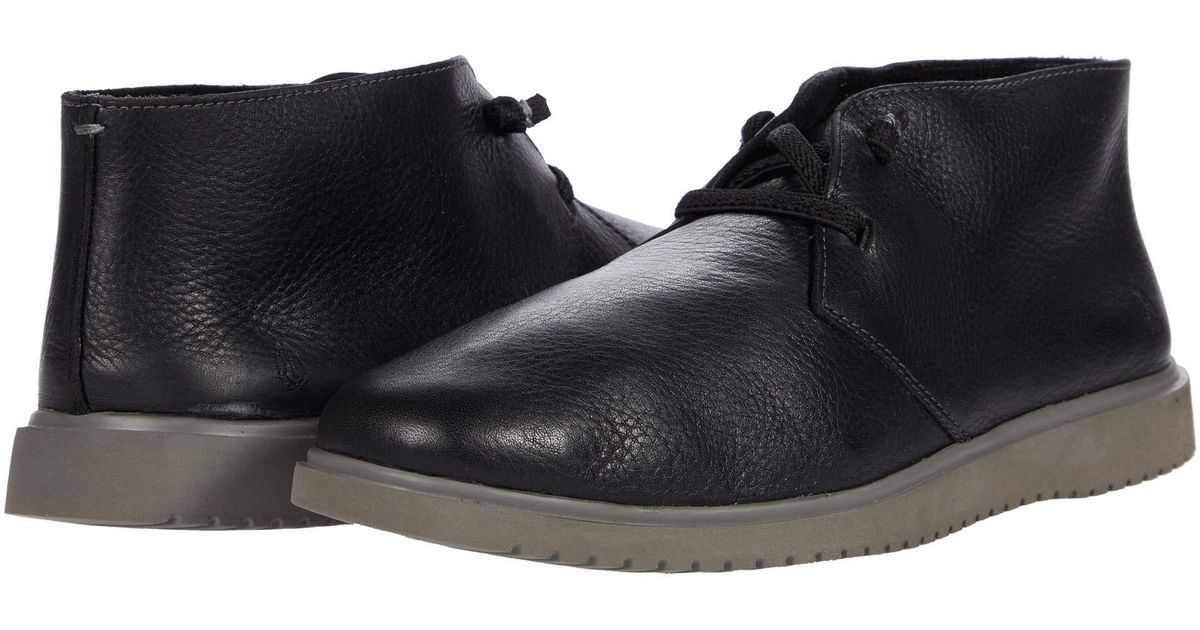 Hush Puppies The Everyday Chukka Boot in Black Leather (Black) for Men
