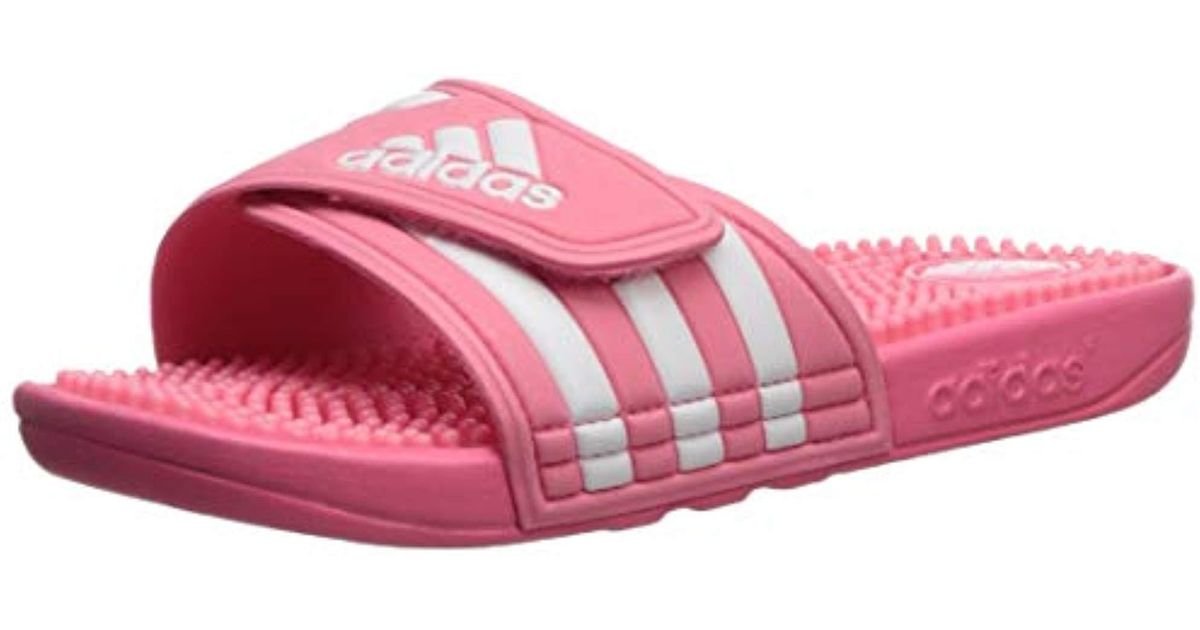 adidas Adissage W Slide Sandal, Chalk 