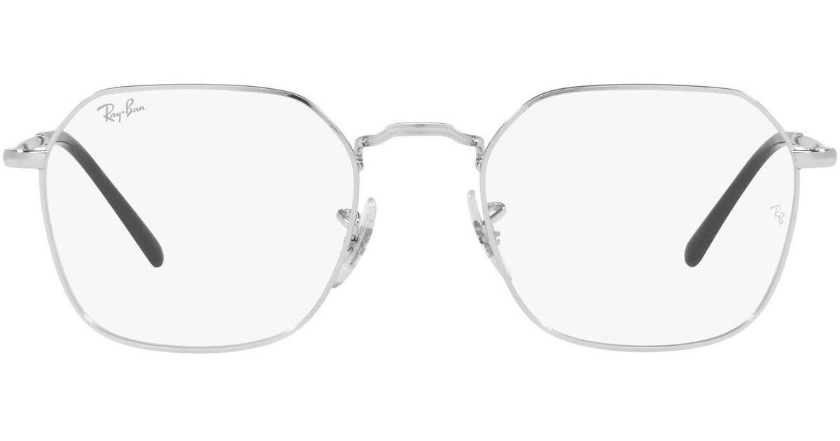 Ray-Ban Rx3694v Jim Square Prescription Eyewear Frames in Black | Lyst