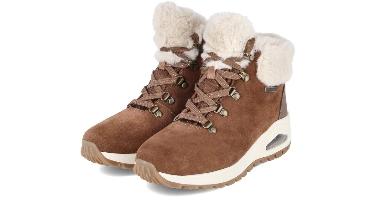 Skechers Uno Rugged Moonlight Ridge Fashion Boot in Brown | Lyst UK