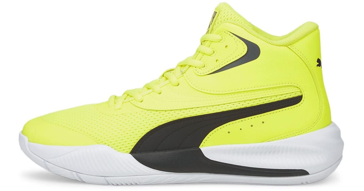 yellow puma sneakers